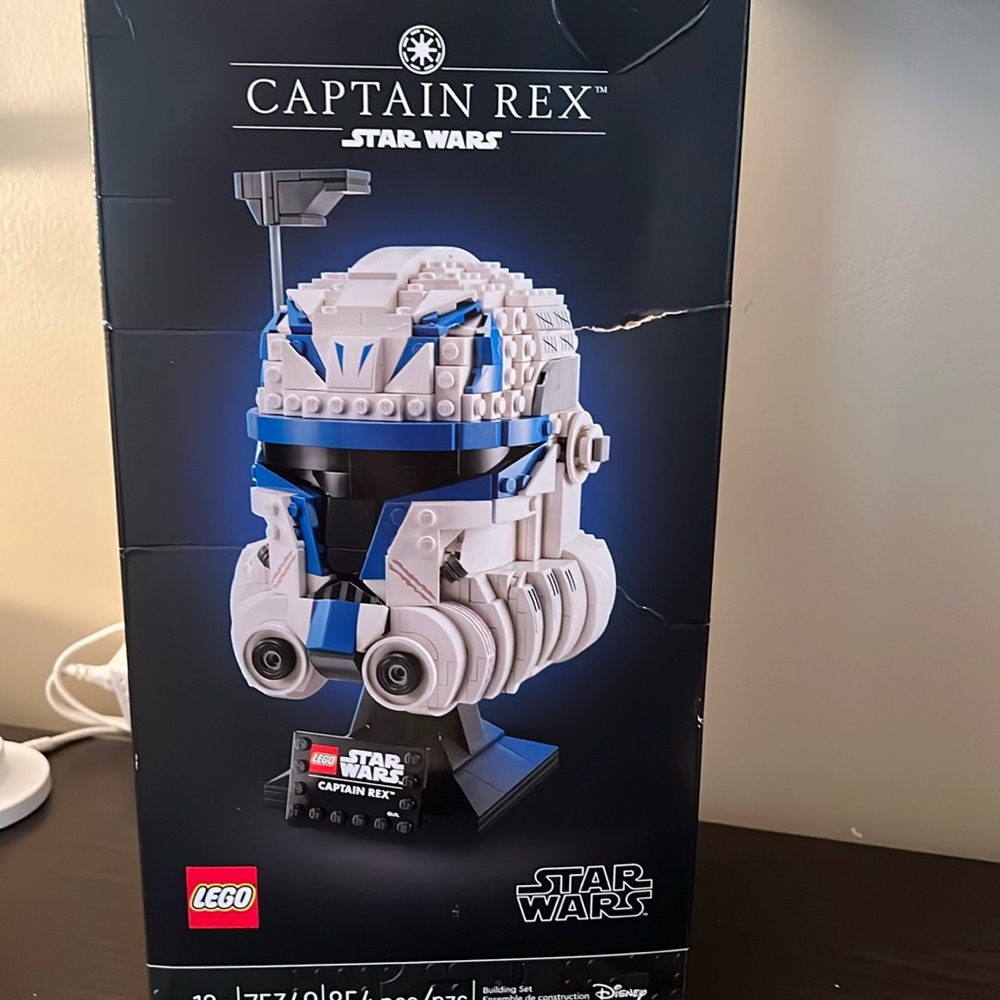** NIB ** Star Wars Captain Rex Helmet Lego Set #75349